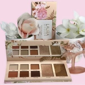 LAURA GELLER Laura's Essentials Soft Satins Palette Eyeshadow & Highlighter BNIB